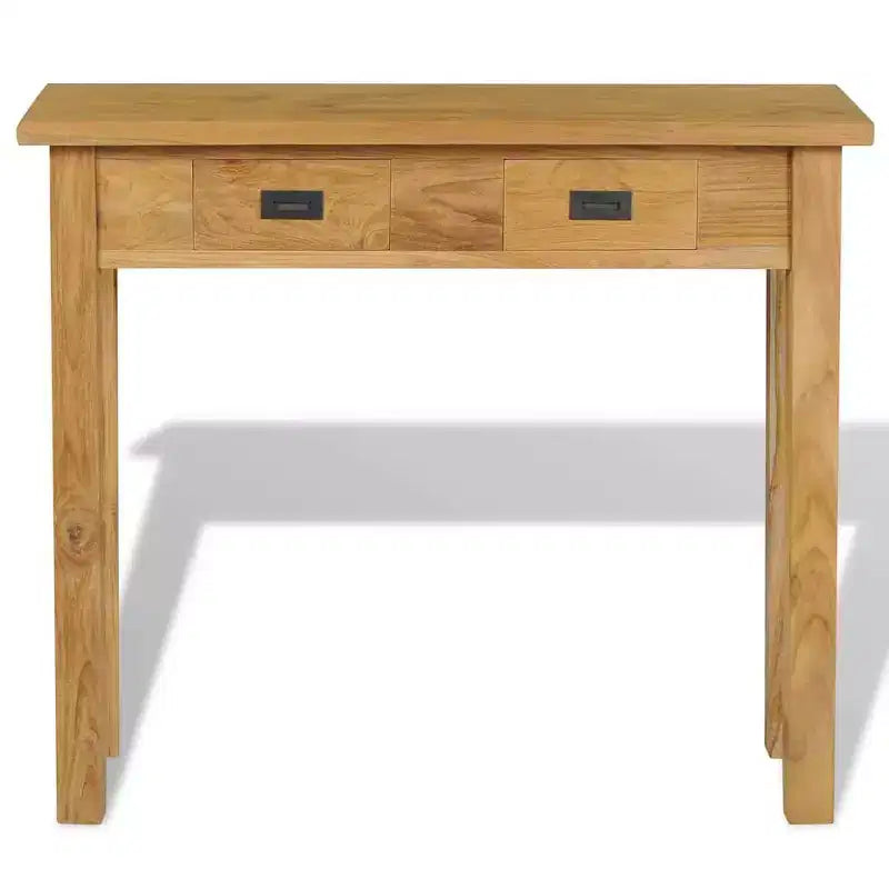 Solid Teak Wood Console Table 35.4x11.8x31.5