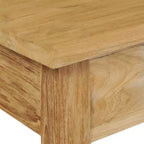 Solid Teak Wood Console Table 35.4x11.8x31.5