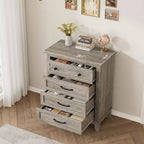 4-Drawer Dresser with Storage – Freestanding Chest for Bedroom or Living Room