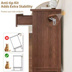 4-Drawer Dresser with Storage – Freestanding Chest for Bedroom or Living Room