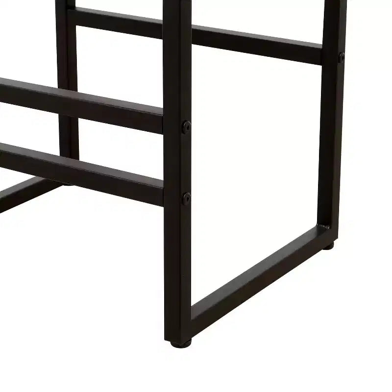 Bar Stools with Backrest Set of 2 - Counter Height, PU Upholstered, with Footrest
