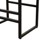 Bar Stools with Backrest Set of 2 - Counter Height, PU Upholstered, with Footrest