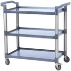 3-Tier Commercial Multifunctional Service Cart with Wheels