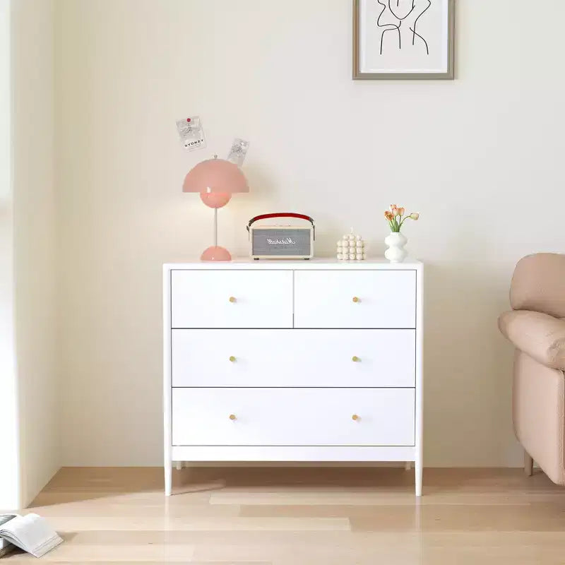 4-Drawer Kids Dresser in White