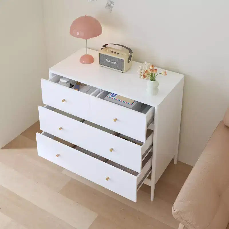 4-Drawer Kids Dresser in White
