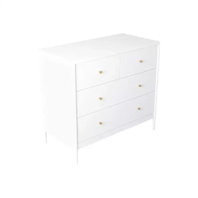 4-Drawer Kids Dresser in White