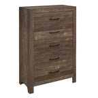 Farmhouse Style 5-Drawer Wood Chest for Bedroom
