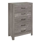 Farmhouse Style 5-Drawer Wood Chest for Bedroom