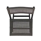 Set of 2 Bistro Chairs with Metal Frame, Indoor Outdoor Use