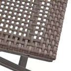 Set of 2 Bistro Chairs with Metal Frame, Indoor Outdoor Use
