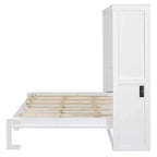 Wood Murphy Bed with Charging Ports