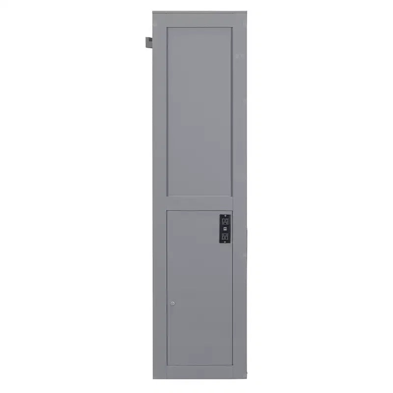 Wood Murphy Bed with Charging Ports