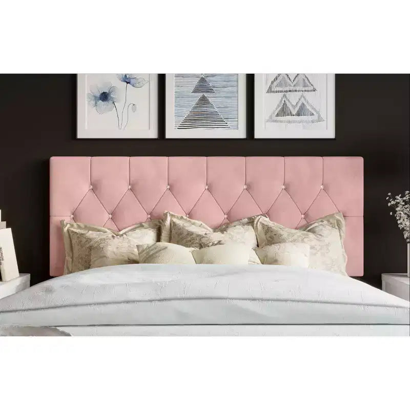 Upholstered Headboard with Nailhead Trim