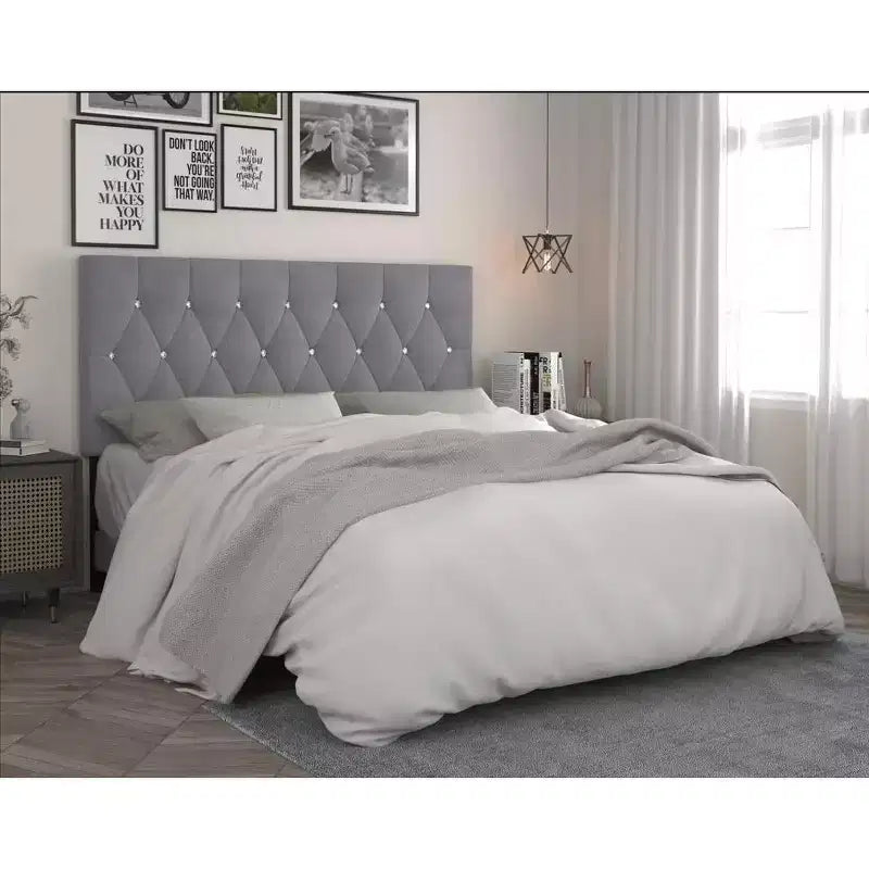 Upholstered Headboard with Nailhead Trim