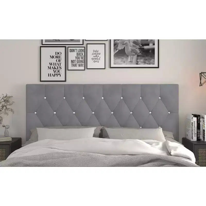 Upholstered Headboard with Nailhead Trim