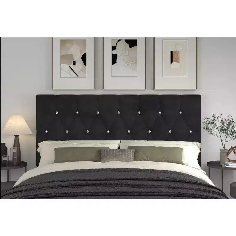 Upholstered Headboard with Nailhead Trim