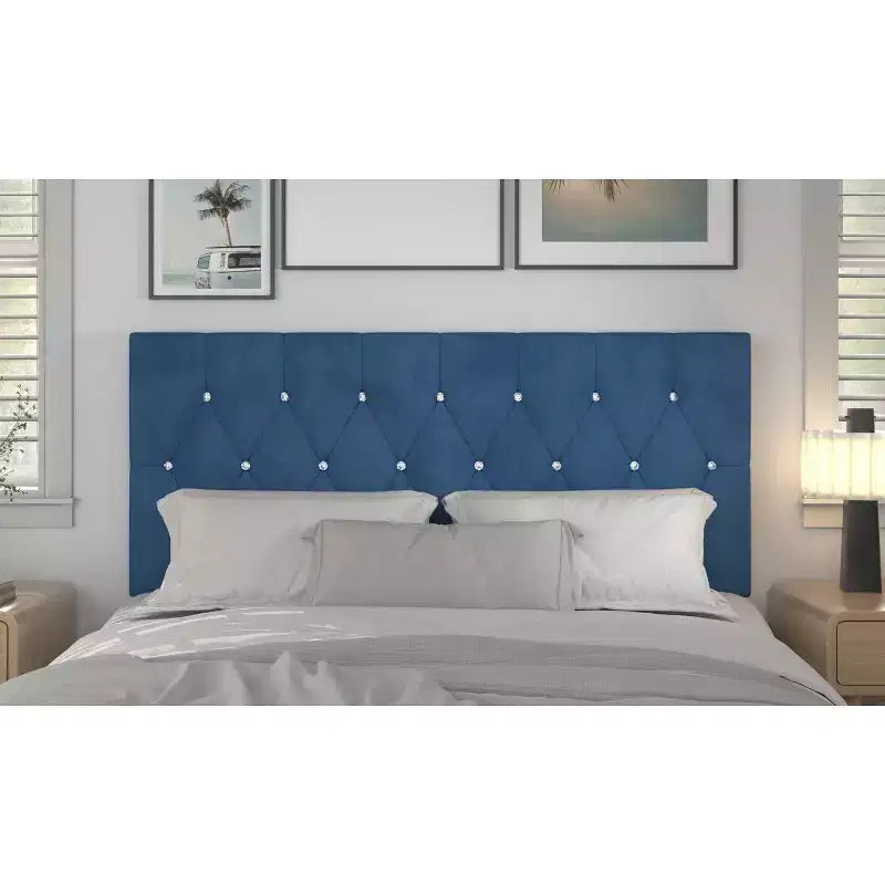 Upholstered Headboard with Nailhead Trim