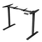 Electric Height-Adjustable Standing Desk with Solid Desktop