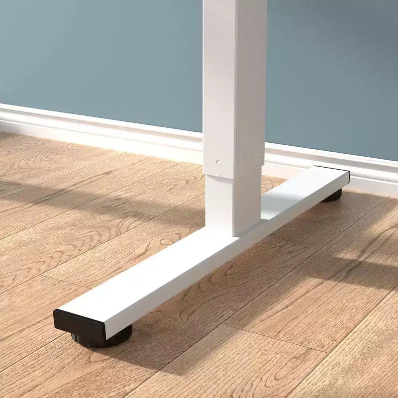 Electric Height-Adjustable Standing Desk with Solid Desktop