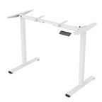 Electric Height-Adjustable Standing Desk with Solid Desktop