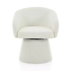 Mid-Century Modern Swivel Corduroy Accent Chair