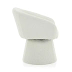 Mid-Century Modern Swivel Corduroy Accent Chair