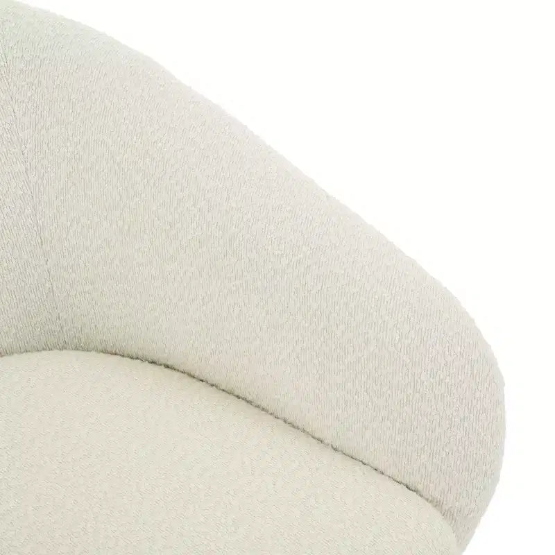 Mid-Century Modern Swivel Corduroy Accent Chair