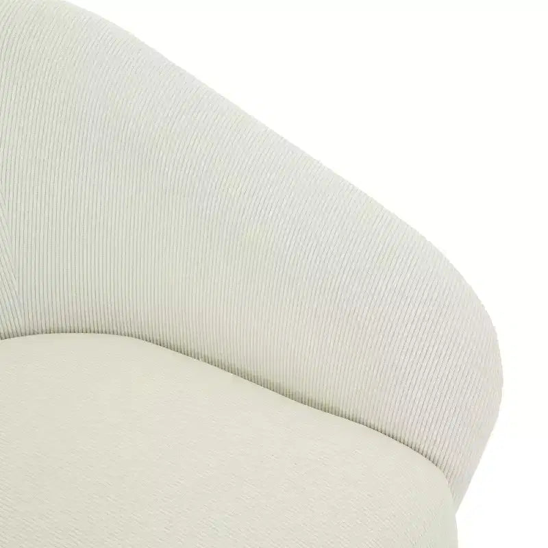 Mid-Century Modern Swivel Corduroy Accent Chair
