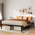 Metal Bed Frame with Screwless Assembly – King Size