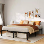 Metal Bed Frame with Screwless Assembly – King Size
