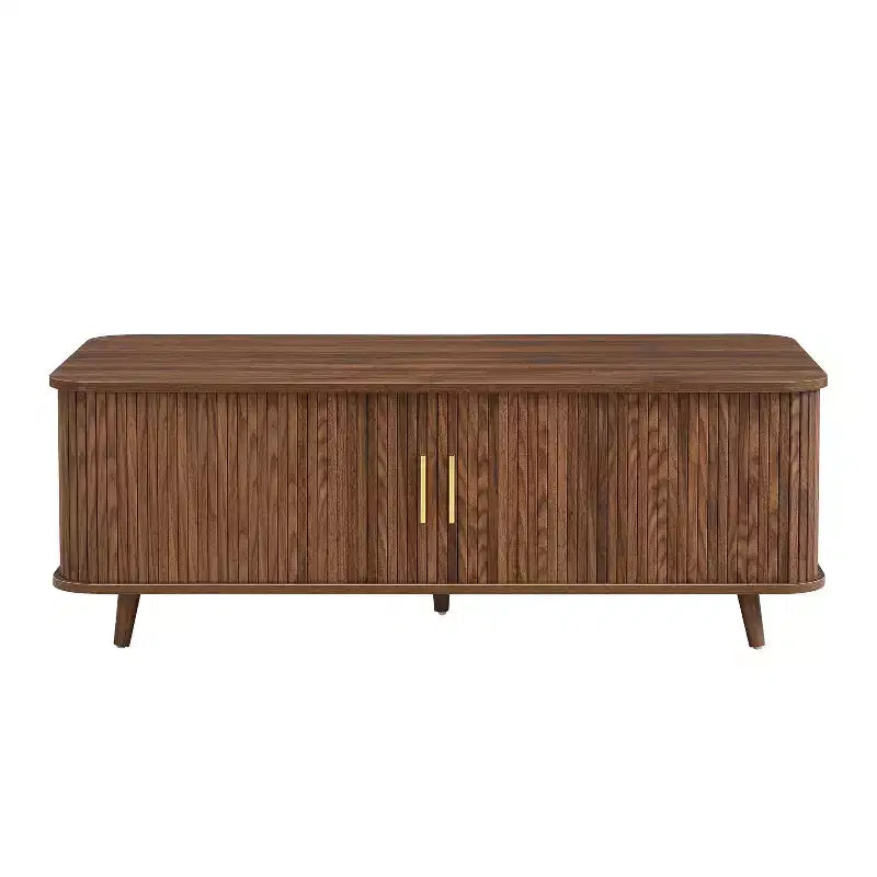 Nova Sliding Door Storage Coffee Table with Adjustable Shelves