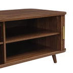 Nova Sliding Door Storage Coffee Table with Adjustable Shelves