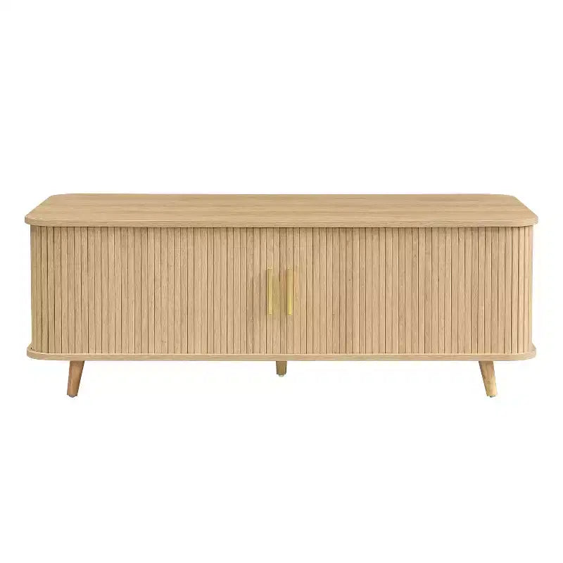 Nova Sliding Door Storage Coffee Table with Adjustable Shelves