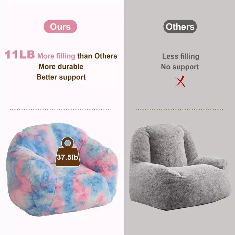 Bean Bag Chair with Foam Filling