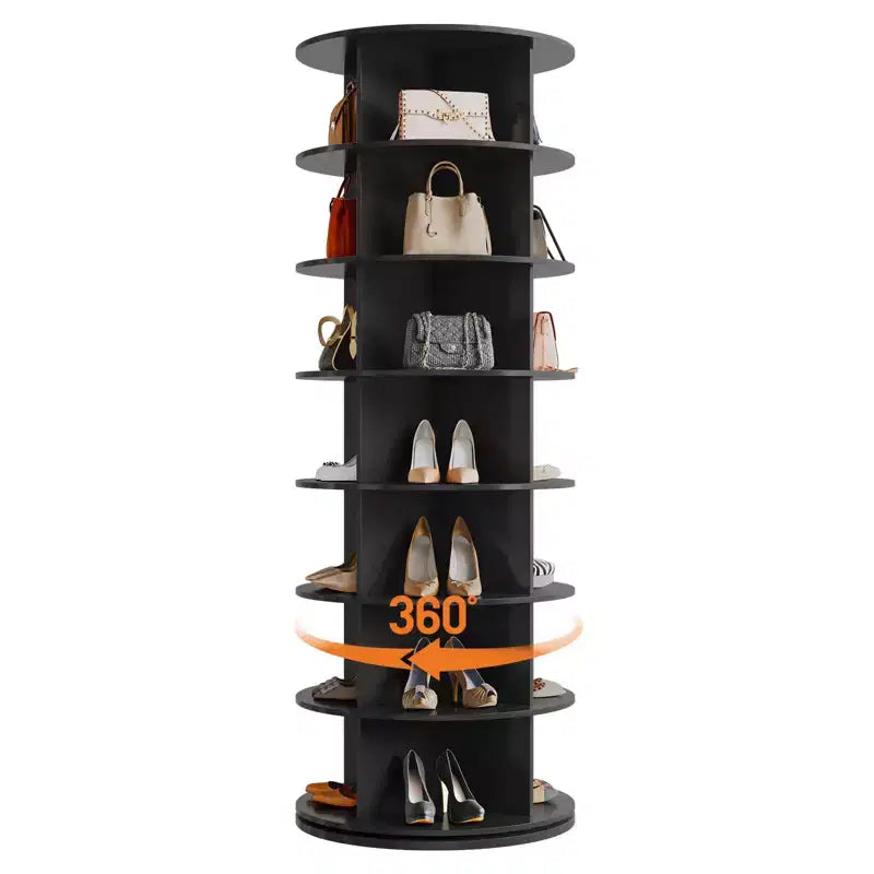 7-Tier Rotating Shoe Rack Tower
