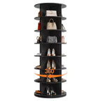 7-Tier Rotating Shoe Rack Tower