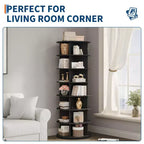 7-Tier Rotating Shoe Rack Tower