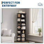 7-Tier Rotating Shoe Rack Tower