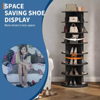 7-Tier Rotating Shoe Rack Tower
