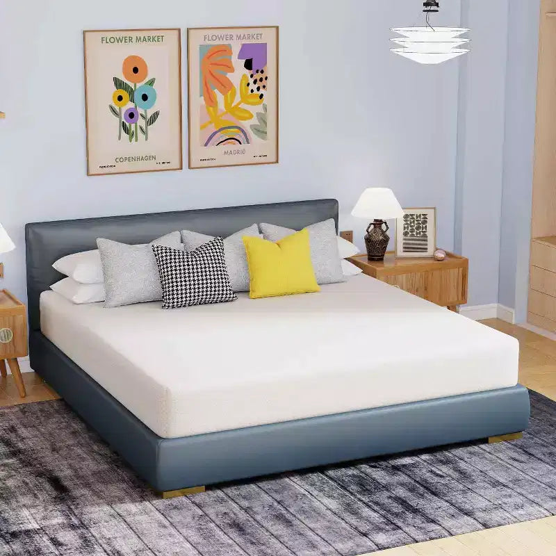 6 Inch Bamboo Charcoal Memory Foam Mattress – Medium Firm, CertiPUR-US Certified