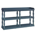 Entryway Console Table with 3-Tier Open Storage and Column-Style Legs