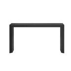 Modern Console Table with Paulownia Veneer Top, 59" Entryway Accent Table for Foyer and Living Room