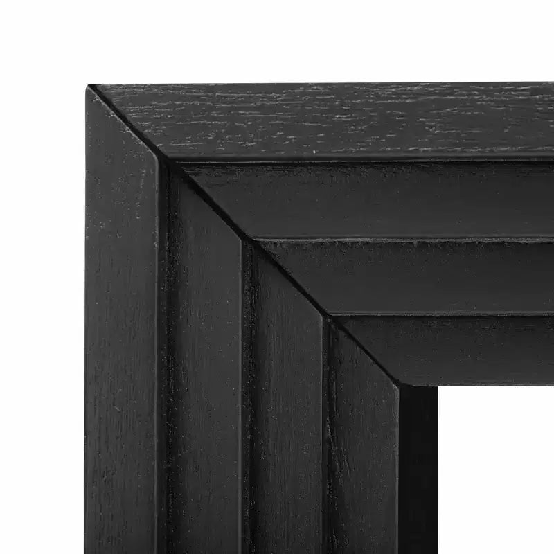 Modern Console Table with Paulownia Veneer Top, 59" Entryway Accent Table for Foyer and Living Room
