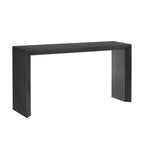 Modern Console Table with Paulownia Veneer Top, 59" Entryway Accent Table for Foyer and Living Room