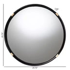 Round Rattan Wall Mirror