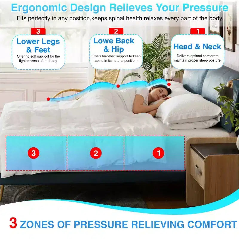 12 Inch Bamboo Charcoal Memory Foam Mattress, Medium Firm, CertiPUR-US Certified