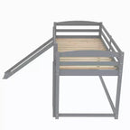 Twin over Twin Bunk Bed with Slide and Ladder