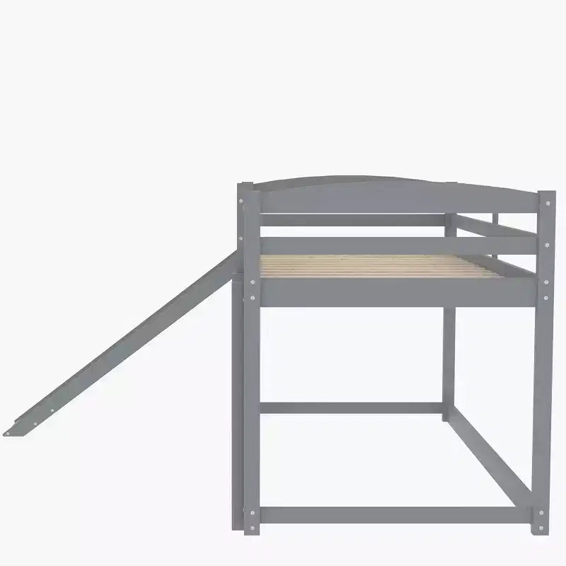 Twin over Twin Bunk Bed with Slide and Ladder