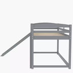 Twin over Twin Bunk Bed with Slide and Ladder