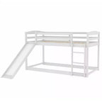 Twin over Twin Bunk Bed with Slide and Ladder